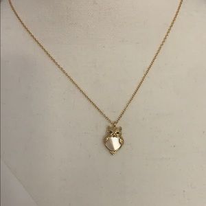 Kate spade owl necklace